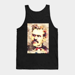 Friedrich Nietzsche Pop Art Tank Top